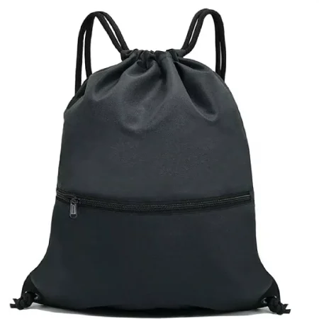Drawstring Backpack Sports Gym Sackpack, Lightweight & Durable Drawstring Bag for Gym, Travel, Hiking, School, and Outdoor Activities