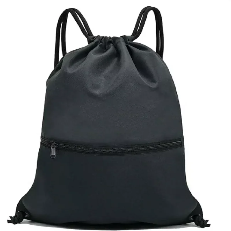 Drawstring Backpack Sports Gym Sackpack, Lightweight & Durable Drawstring Bag for Gym, Travel, Hiking, School, and Outdoor Activities